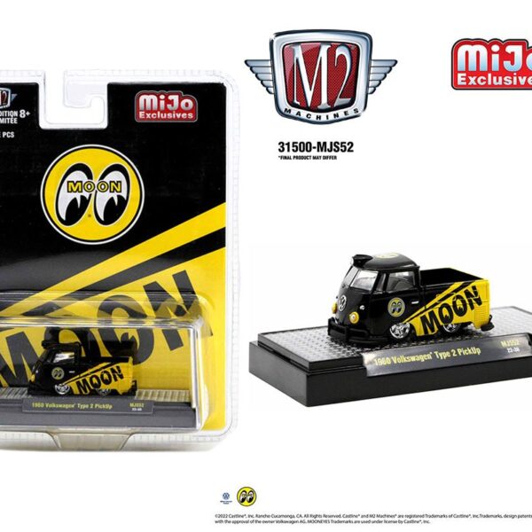 M2 Machines 1:64 1960 Custom Volkswagen Short Pickup Mooneye’s Limited Edition – Mijo Exclusives