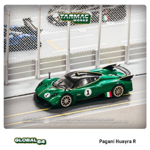 Tarmac Works 1:64 Global64 Pagani Huayra R – Verde Trifoglio