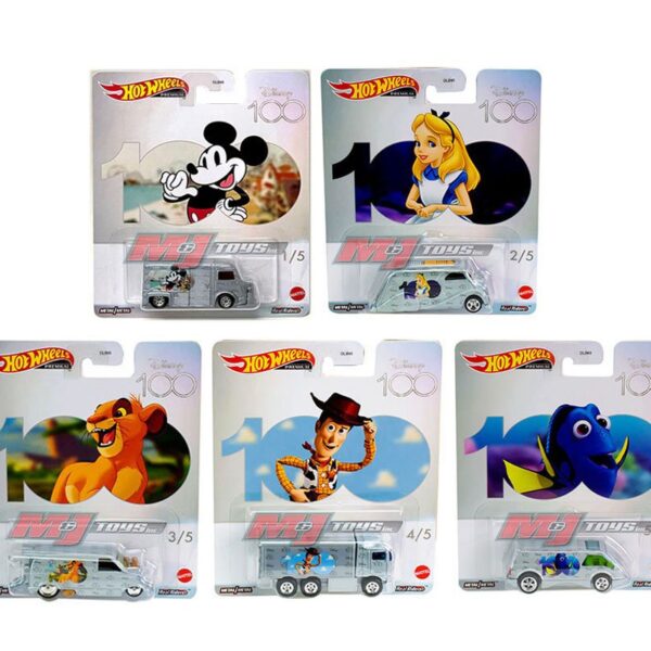 Hot Wheels 1:64 Pop Culture 2023 Disney 100 Years Assortment