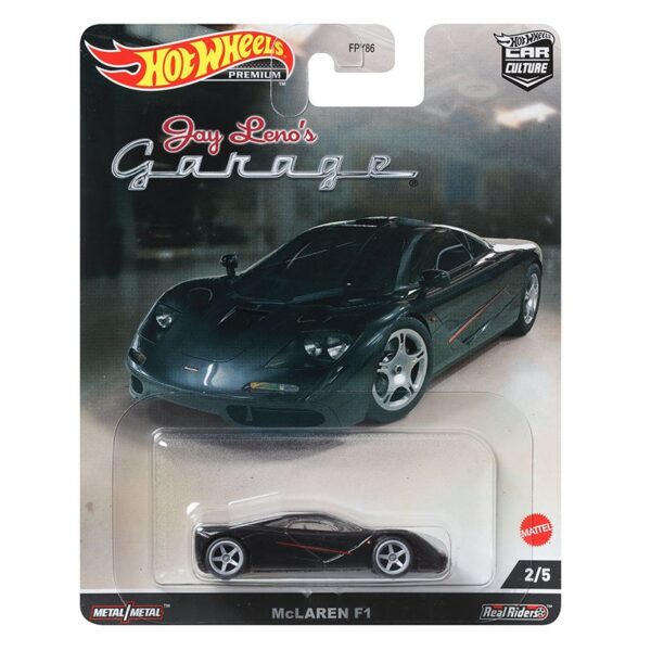 Hot Wheels 1:64 Car Culture Jay Leno’s Garage – McLaren F1 Solid Case