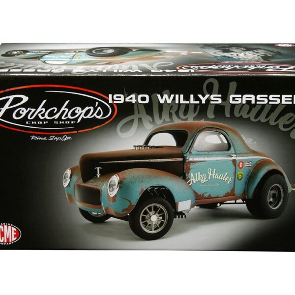 ACME 1:18 Porkchop’s 1940 Willys Gasser (Rusted Green) Limited Edition 1 of 636 Pieces