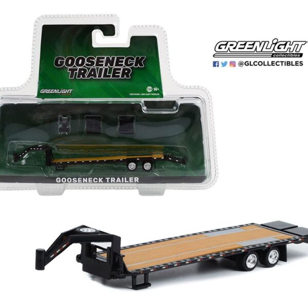 Greenlight 1:64 Gooseneck Trailer (Black) – Hobby Exclusive