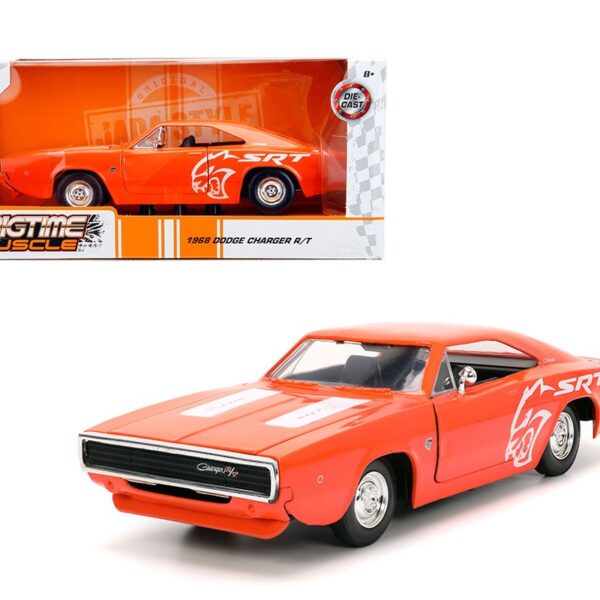Jada 1:24 1968 Dodge Charger R/T (Orange) – Bigtime Muscle