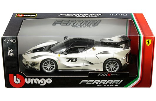 Bburago 1:18 Ferrari FXX K Evo White – Ferrari Race & Play