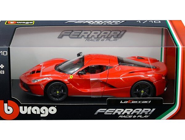 Bburago 1:18 – LaFerrari – Race & Play Ferrari