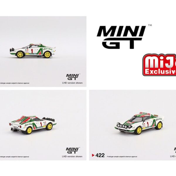 Mini GT 1:64 Lancia Stratos HF 1977 Rally MonteCarlo Winner #1 – Mijo Exclusives