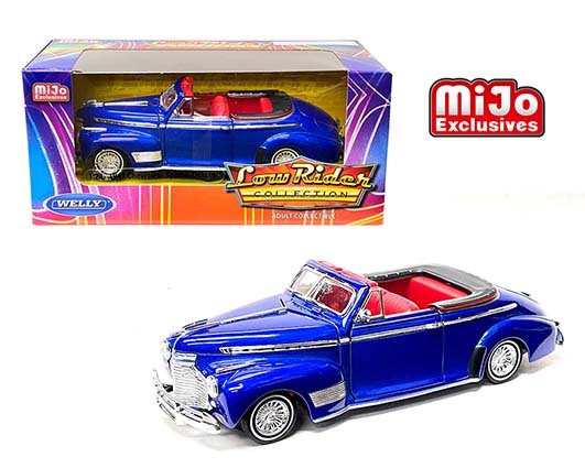 Welly 1:24 1941 Chevrolet Special Deluxe Convertible Low Rider Limited Edition – MiJo Exclusives