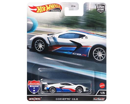 Hot Wheels 1:64 Car Culture Chevrolet Corvette C8.R (White)