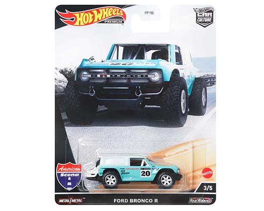 Hot Wheels 1:64 Ford Bronco R – Car Culture 2022 Solid Pack
