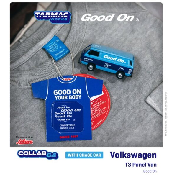 Tarmac Works 1:64 Volkswagen T3 Panel Van GOOD ON – Global64