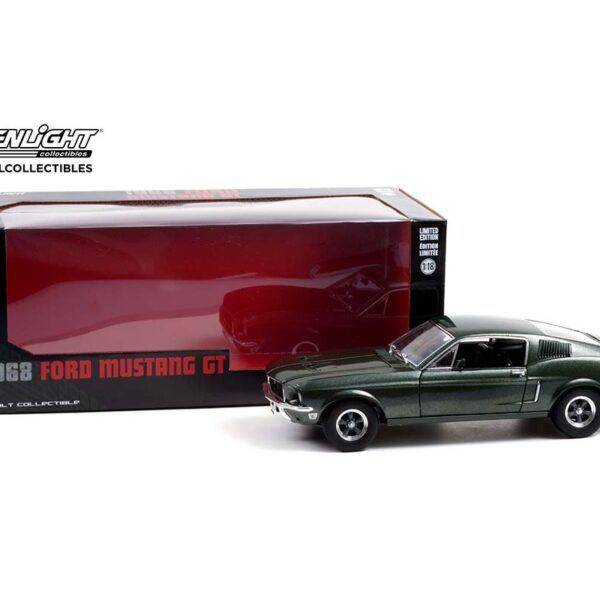 Greenlight 1:18 1968 Ford Mustang GT Fastback (Highland Green)