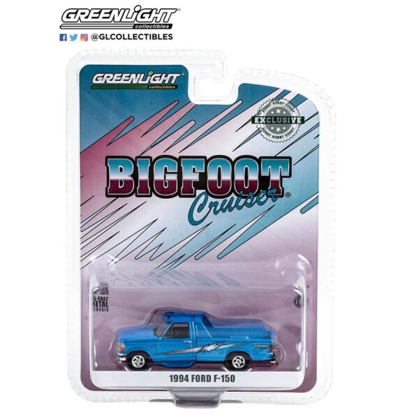 Greenlight 1:64 1994 Ford F-150 Big Foot Cruiser #2 Ford Scherer Equipment 4×4  – Hobby Exclusive