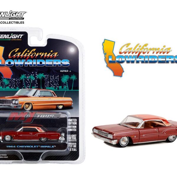 Greenlight 1:64 California Lowriders Series 2 – 1964 Chevy Impala SS with Continental Kit