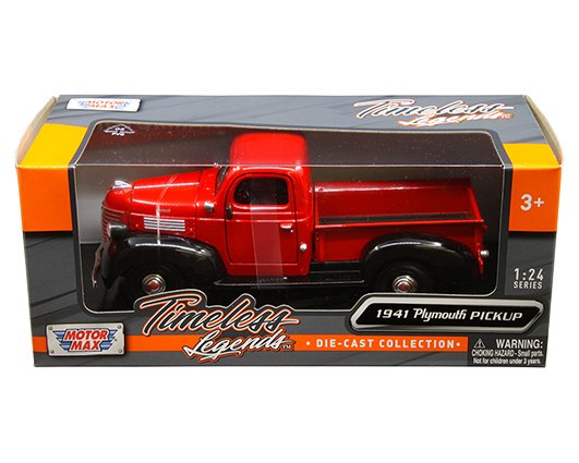 Motormax 1:24 1941 Plymouth Pickup â€“ Timeless Legends