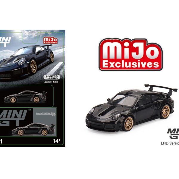 Mini GT 1:64 Porsche 911(991) GT2 RS Weissach Package -MiJo Exclusive USA