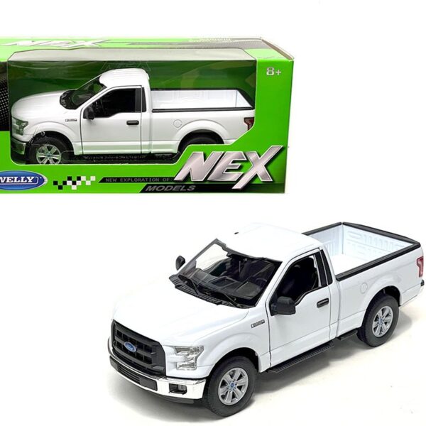 Welly 1:24 2015 Ford F-150 Regular Cab White