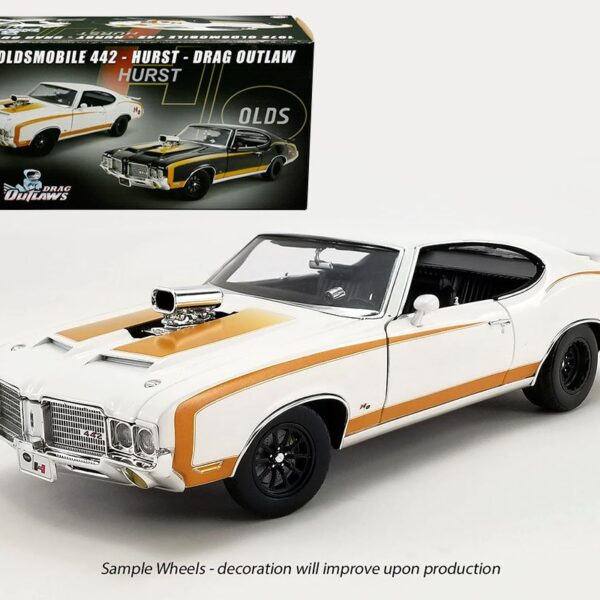 ACME 1:18 1972 Oldsmobile 442 – Hurst – Drag Outlaws Limited 1 of 660
