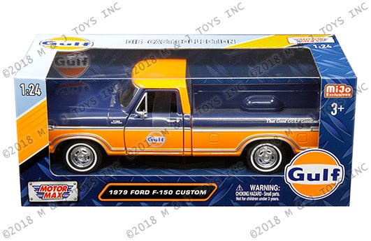Motormax 1:24 1979 Ford F-150 Custom Pickup – Gulf – MiJo Exclusives