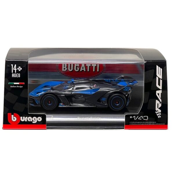 Bburago 1:43 Bugatti Bolide (Two-Tone Blue/ Grey) – Race