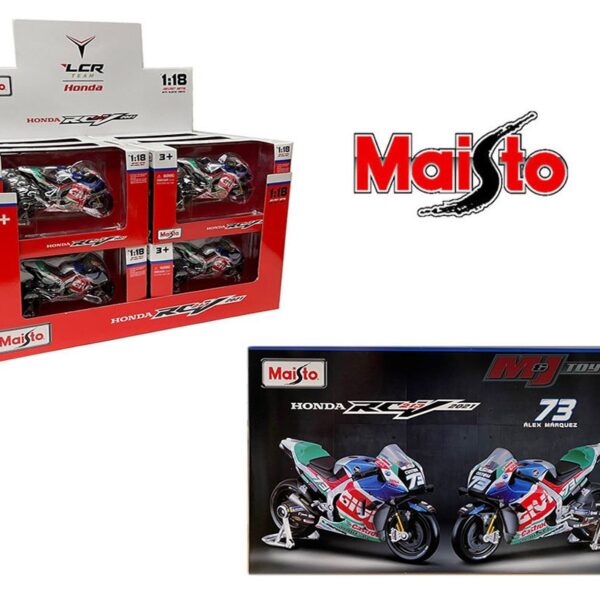 Maisto MotoGP 1:18 RC213V 2021 LCR Honda #73 Alex Marquez