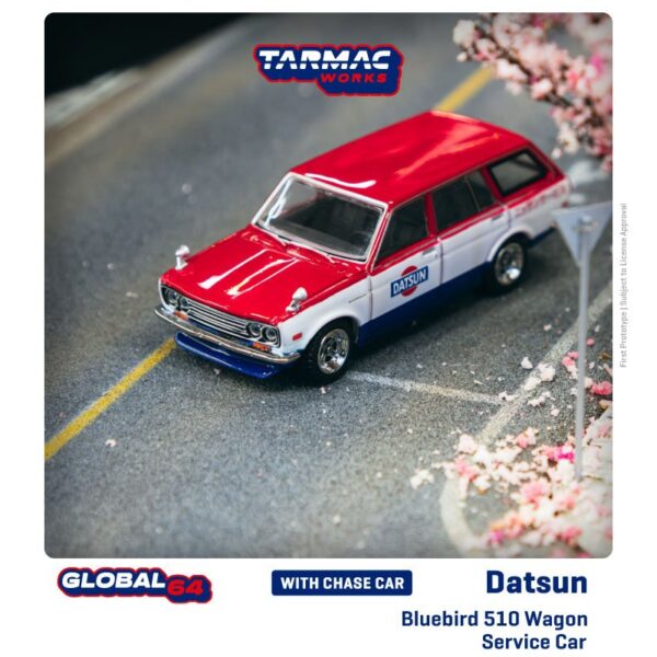 Tarmac Works 1:64 Datsun Bluebird 510 Wagon Service Car – Global64