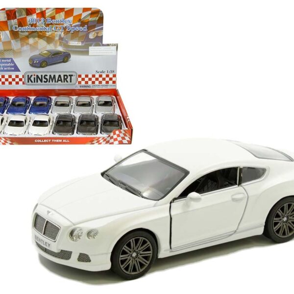 Kinsmart 1:38 2012 Bentley Continental GT Speed (5″)