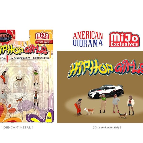 American Diorama 1:64 Figures Hip Hop Girls – MiJo Exclusives