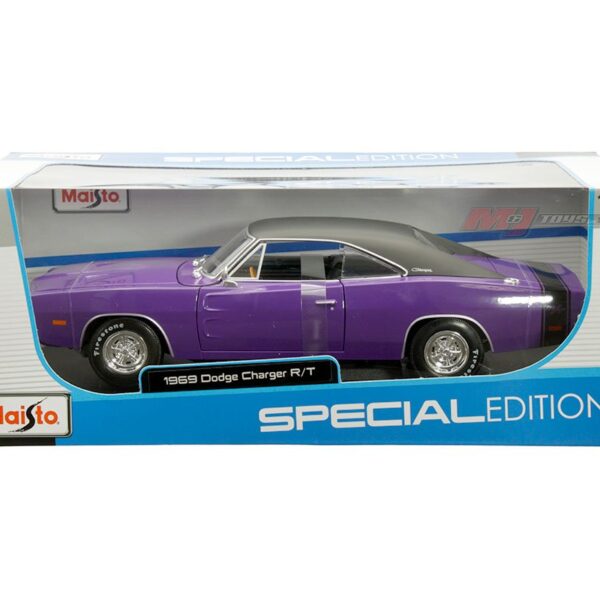 Maisto 1:18 1969 Dodge Charger R/T (Purple) – Special Edition