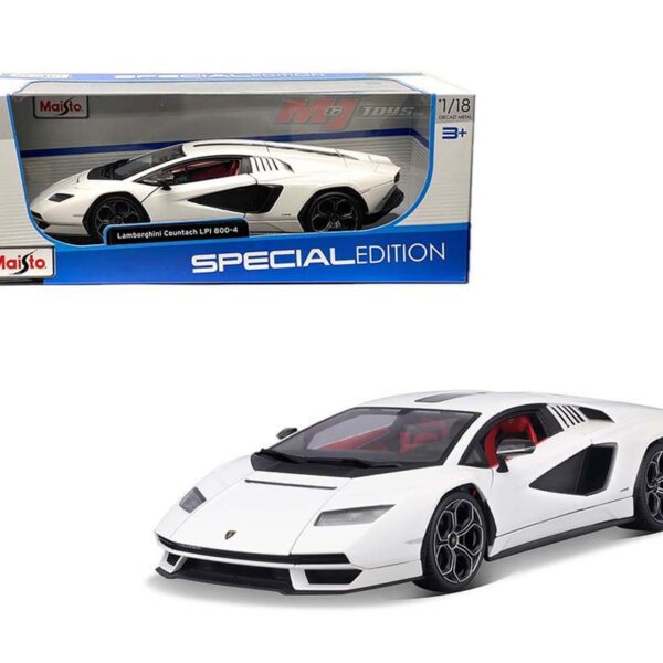 Maisto 1:18 Lamborghini Countach LPI 800-4 (White) – Special Edition