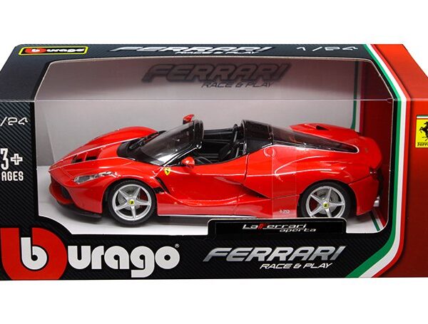 Bburago 1:24 LaFerrari Aperta â€“ Race & Play Ferrari