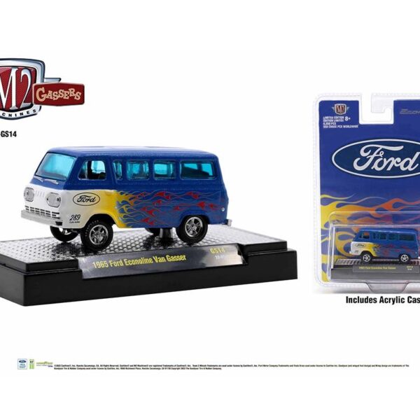 M2 Machines 1:64 1965 Ford Econoline Van Gasser – Hobby Exclusive Auto-Thentics