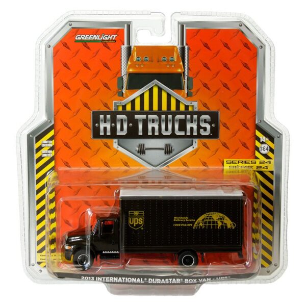 Greenlight 1:64 2013 International Durastar Box Van – UPS – H.D. Trucks Series 24