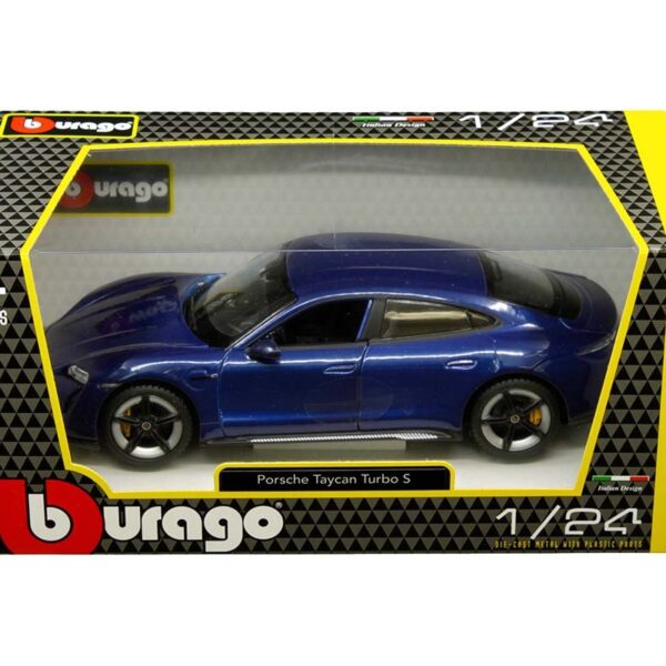 Bburago 1:24 Porsche Taycan Turbo S – Plus
