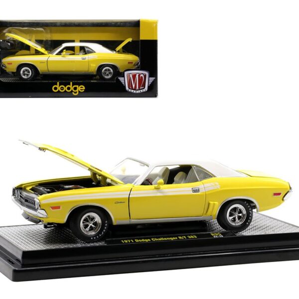 M2 Machines 1:24 1971 Dodge Challenger R/T 383 (Yellow)