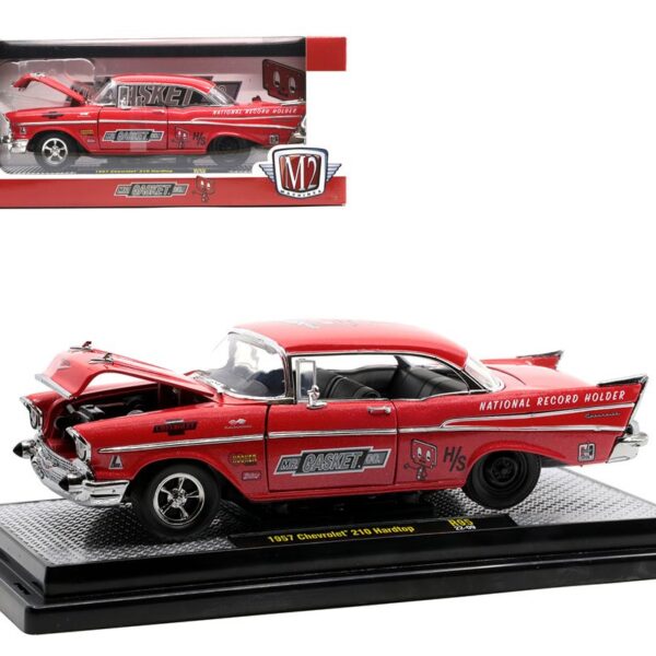 M2 Machines 1:24 Mr. Gasket Co. 1957 Chevrolet 210 Hardtop (Red)