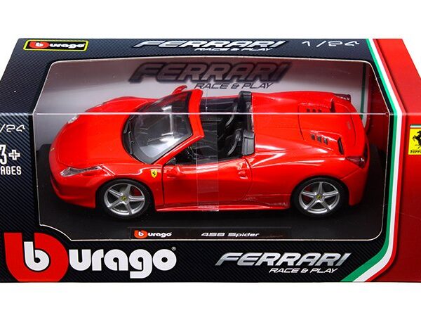 Bburago 1:24 Ferrari 458 Spider â€“ Race & Play Ferrari