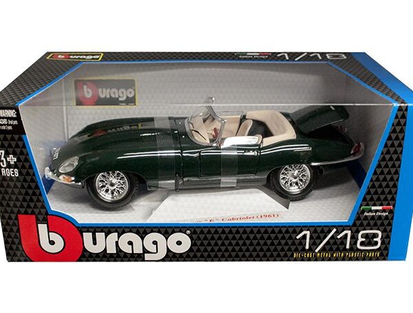 Bburago 1:18 1961 Jaguar E-Type Cabriolet