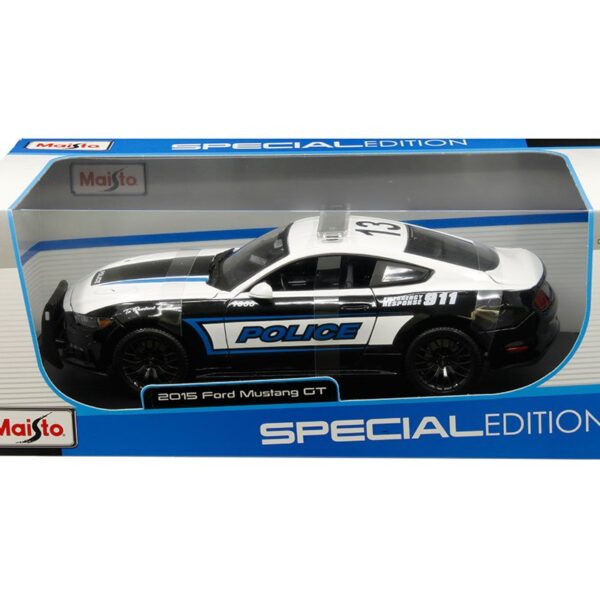 Maisto 1:18 2015 Ford Mustang GT Police –  Special Edition