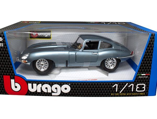 Bburago 1:18 1961 Jaguar E Coupe – Silver