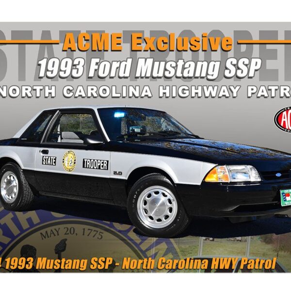 Greenlight 1:64 ACME Exclusive 1993 North Carolina Highway Patrol Limited Edition