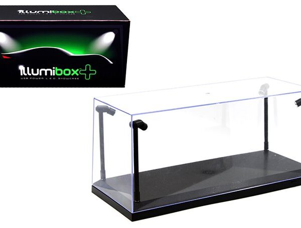 Illumibox Plus 1:18 USB Powered LED Showcase (Black Base)