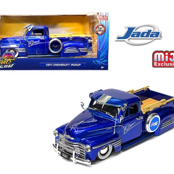 Jada 1:24 1951 Chevrolet Pickup Lowrider – Street Low – MiJo Exclusives Limited Edition