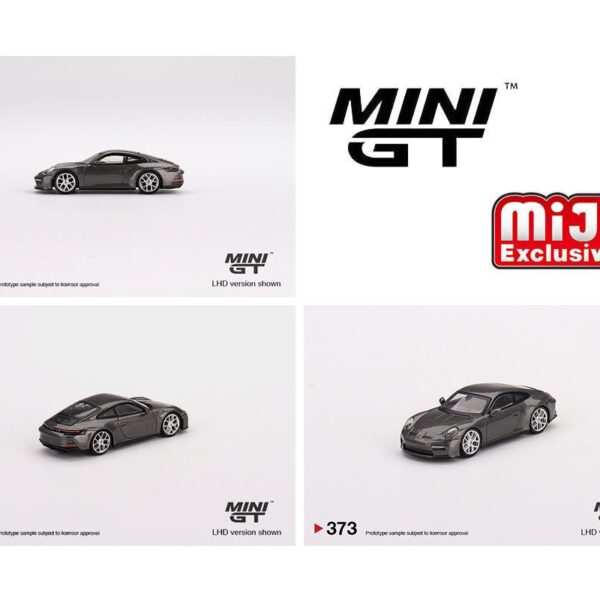 Mini GT 1:64 Porsche 911 (992) GT3 Touring (Agate Grey Metallic) – MiJo Exclusives