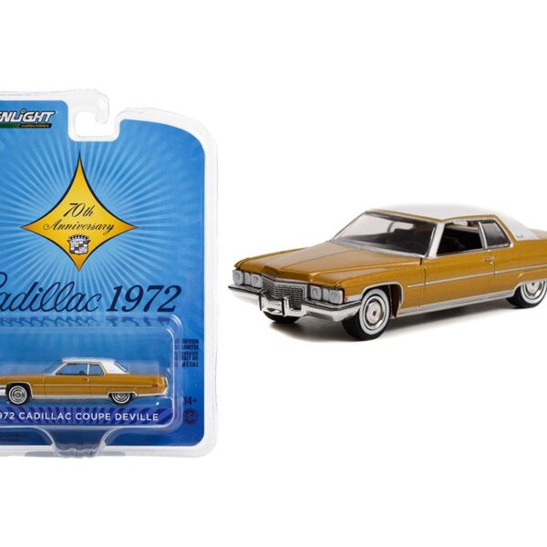 Greenlight 1:64 Anniversary Collection Series 14 – 1972 Cadillac Coupe deVille – Cadillac 70 Years