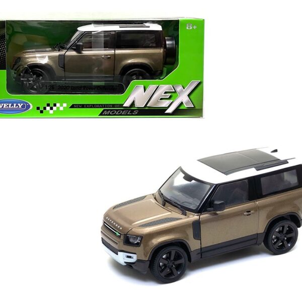Welly 1:24 2020 Land Rover Defender Metallic Brown