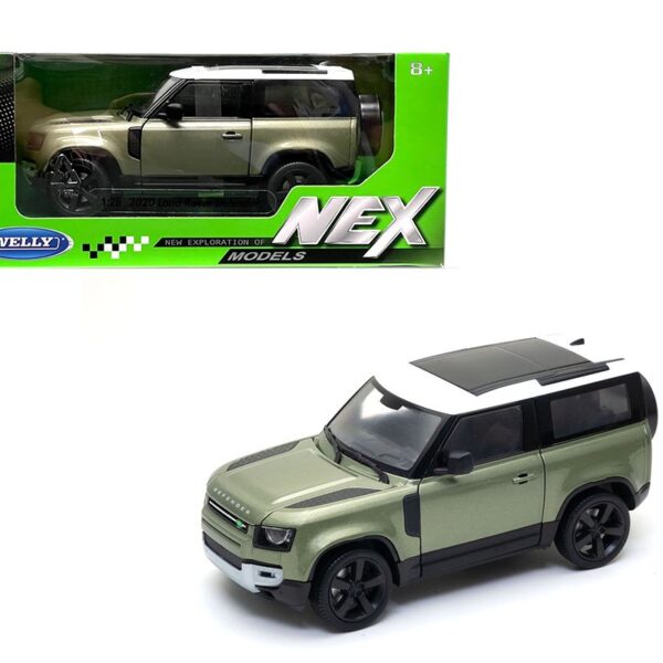 Welly 1:24 2020 Land Rover Defender Metallic Green