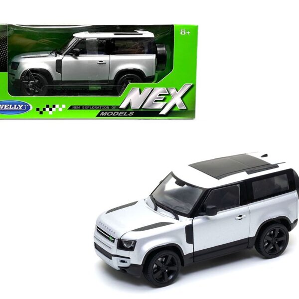 Welly 1:24 2020 Land Rover Defender (Silver)