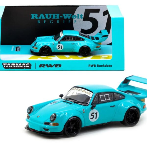 Tarmac Works 1:64 RWB Backdate (Blue) #51 – Hobby64