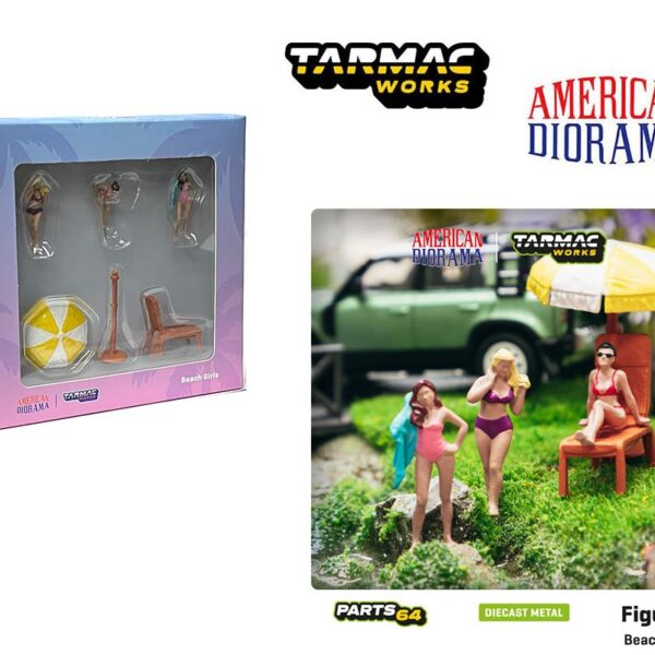 Tarmac Works 1:64 American Diorama Figures Beach Girls