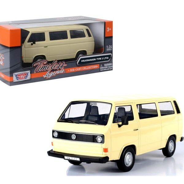 Motormax 1:24 Volkswagen Type 2 (T3) – Beige